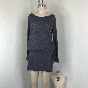 Saint Grace Bateau Neck Drop Waist Mini Tunic Cove